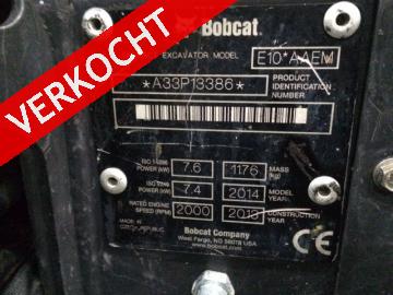 BOBCAT E10 Minigraver
