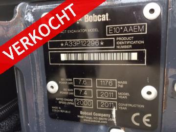 BOBCAT E10 Minigraver