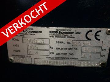 KUBOTA K008-3 minigraver