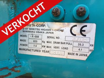 KUBOTA K008 Minigraver