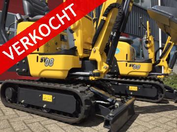 YANMAR SV08 minigraver NIEUW