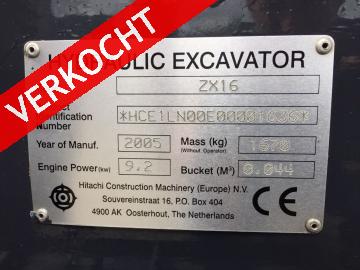 HITACHI ZX16