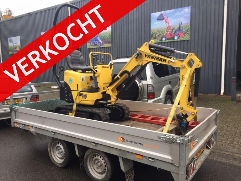 YANMAR SV08 minigraver NIEUW