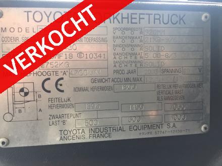 TOYOTA 7FBMF18 elektrische heftruck
