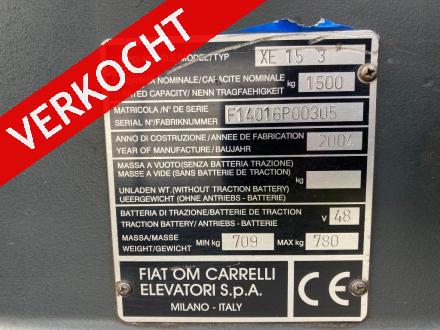 OM XE 15/3 elektrische heftruck