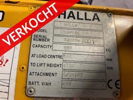 HALLA HBF15E elektrische heftruck