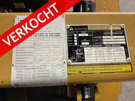 CATTERPILLAR GP20 heftruck LPG