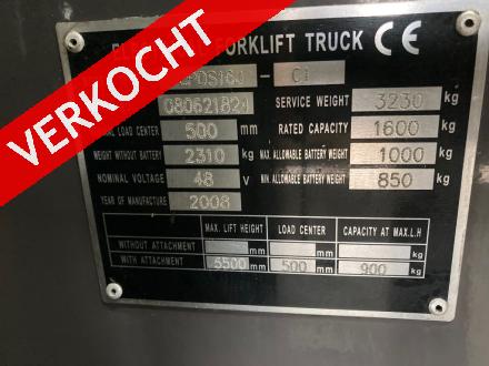 EP CPDS16J Elektrische heftruck