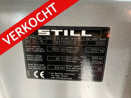 STILL RX20-16 Elektrische heftruck