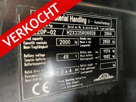 LINDE E20P-02 Elektrische heftruck