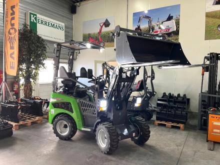 EVERUN ER08E Elektrische minishovel met lage giek