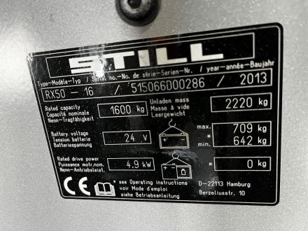 STILL RX50-16 Elektrische heftruck