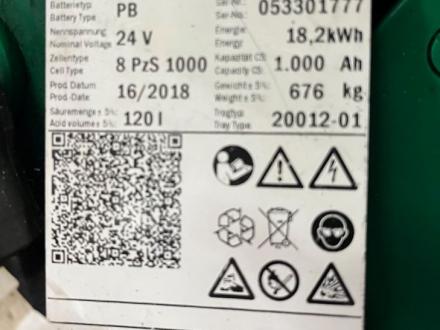 TOYOTA 7FBEST15 Elektrische Heftruck